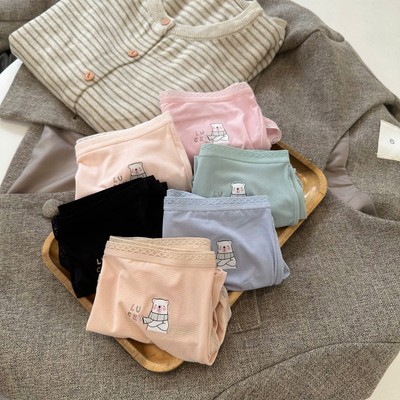 [GIÁ SỈ] COMBO 10 Quần Lót Tencel Thông Khí Gấu Mix Màu Freesize (45-60kg) QL2997 Nội y Bechipi