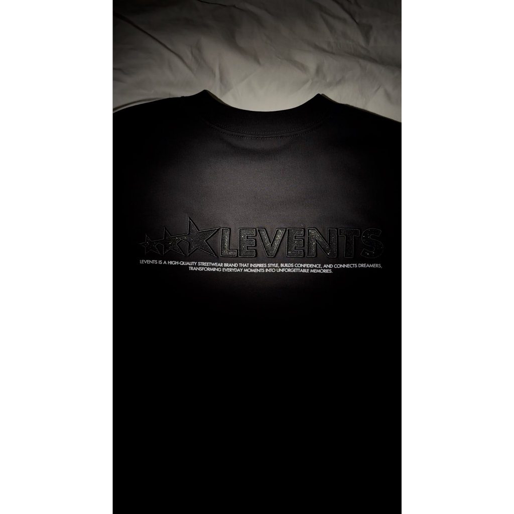 Áo Thun Levents Blink Blink XL Logo Oversized Tee/ Black 100% Cotton T-shirt | BigBuy360 - bigbuy360.vn