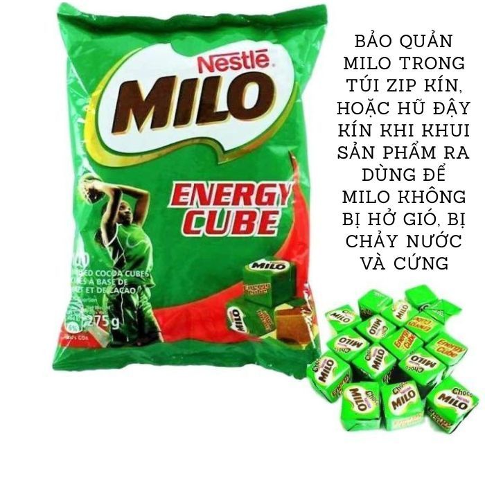 Kẹo viên nén Milo Energy Cube.Kẹo Milo cube thái lan/ Kẹo Milo Cube Nestle Chính Hãng Thái Lan