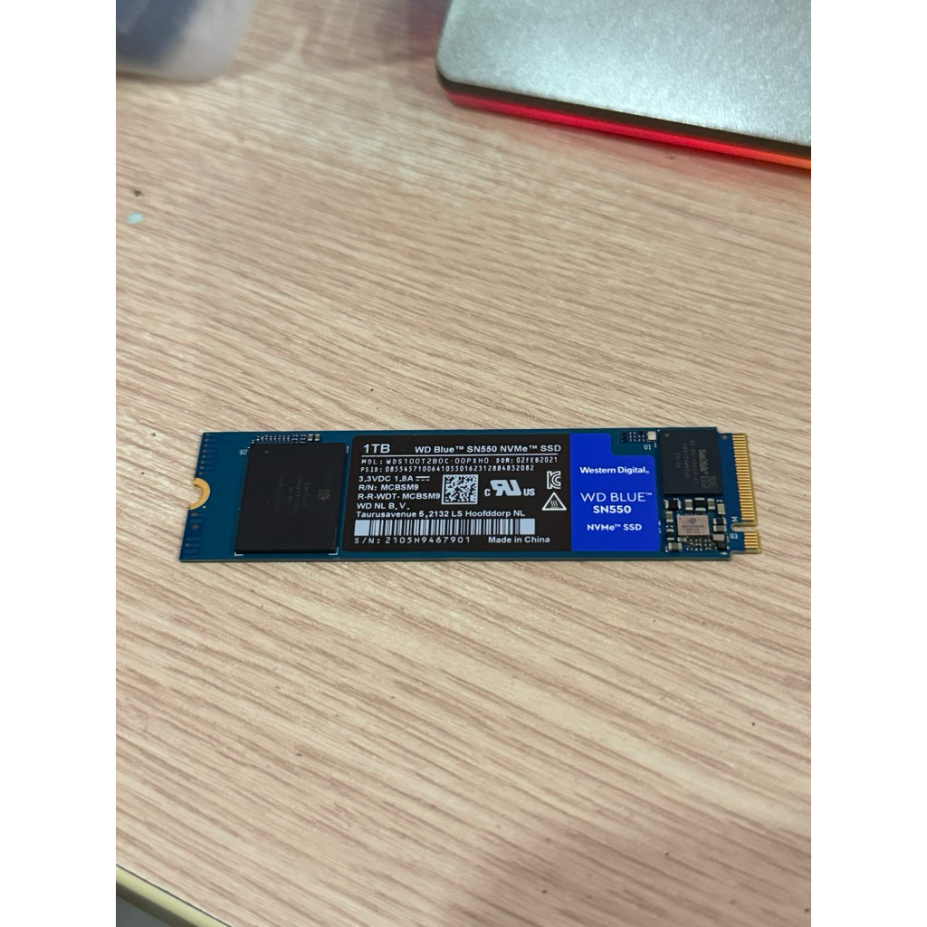 Ổ cứng Ssd nvme gen4 wd blue sn550 1tb Lướt