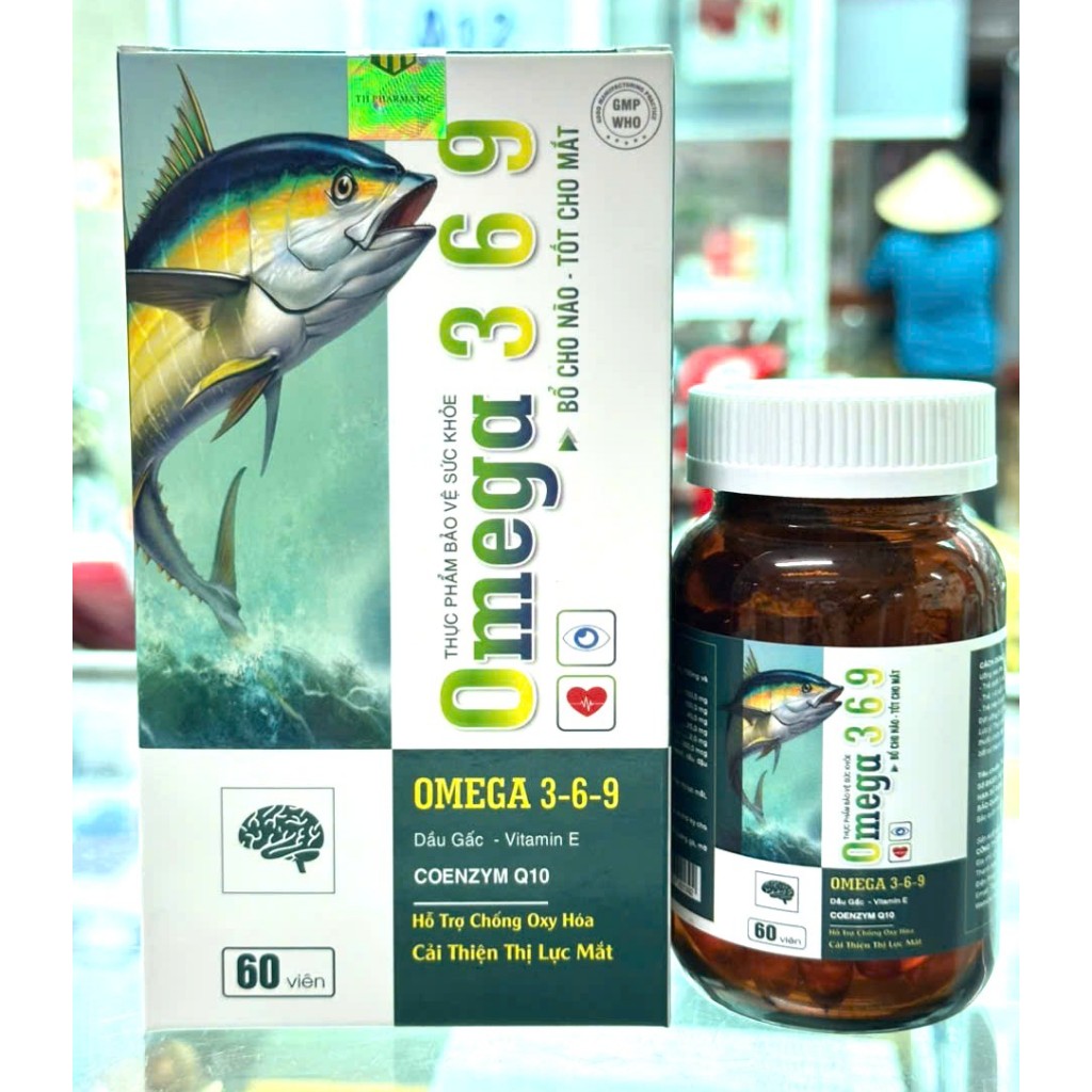 Dầu Cá Omega 3 6 9   Bổ Não Tăng Cường Thị Lực Giảm Nguy Cơ Mắc Bệnh Tim Mạch Dầu Cá Alaska Omega 3 