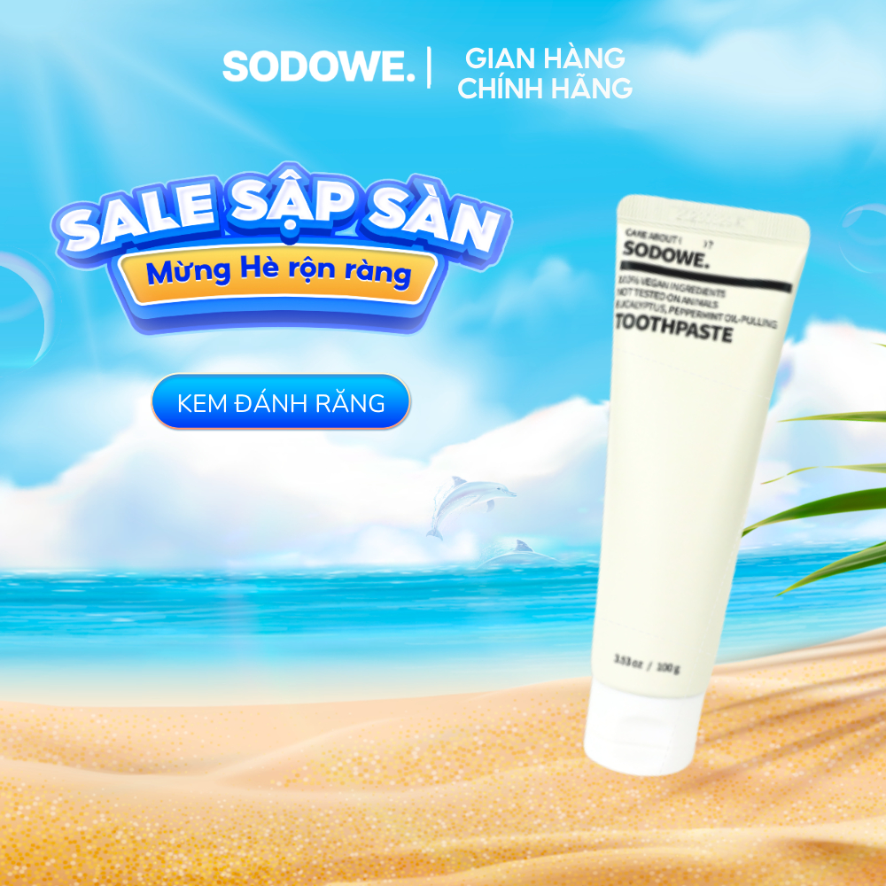 Kem đánh răng Sodowe Vegan Oil Pulling 100g
