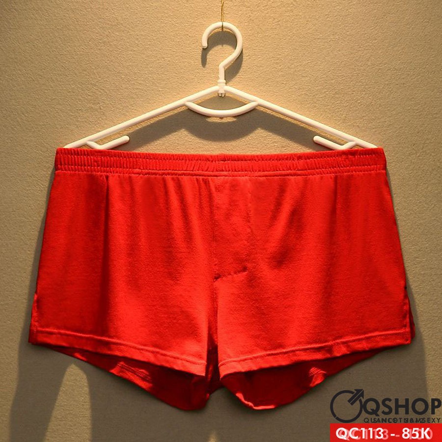 Quần ngủ nam ngắn thun cotton thoáng mát QSHOP QC113
