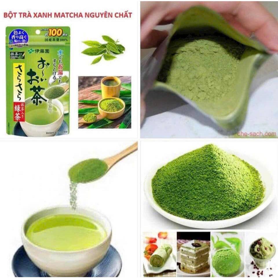 Bột Matcha Itoen Oi Ocha Matcha Powder - Nhật Bản Pha Uống Pha Matcha Latte Và Làm Bánh 40g,80g[An C