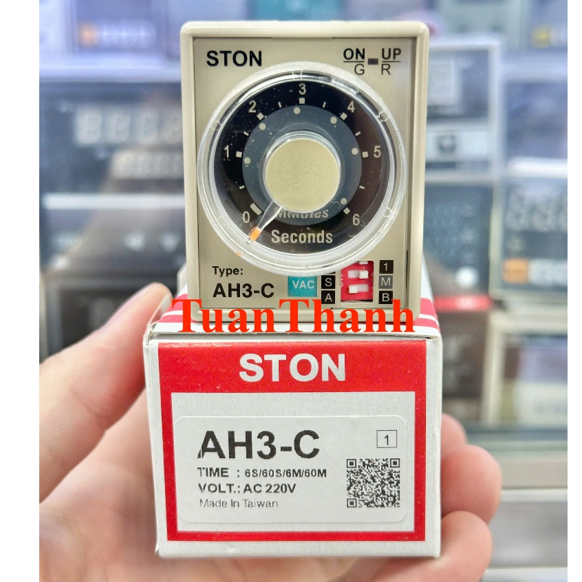 [MADE IN TAIWAN] Đồng Hồ Timer Hẹn Giờ AH3-C Hiệu STON (TẶNG ĐẾ)