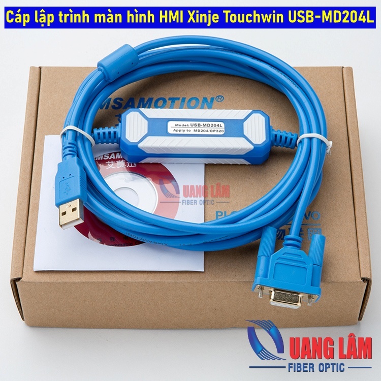 Cáp lập trình HMI Xinje Touchwin USB-MD204L