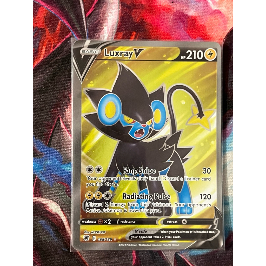 Thẻ Tiếng Anh Pokemon - Luxray V 168/189