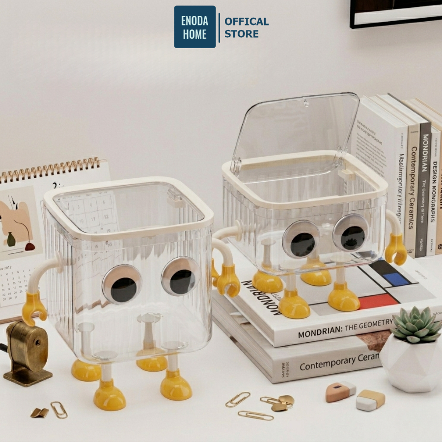 Hộp Đựng Đồ Trong Suốt ENODA HOME, Hộp Đựng Phụ Kiện Có Nắp Bấm, Hộp Nhựa Đựng Đồ Đa Năng TR050