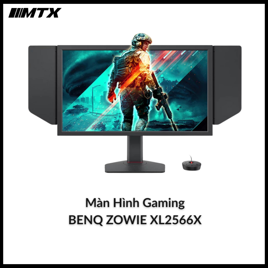 Màn hình Gaming BenQ ZOWIE XL2566X+ 24.5 inch Fast TN FHD 400Hz DyAc 2 - Hàng chính hãng