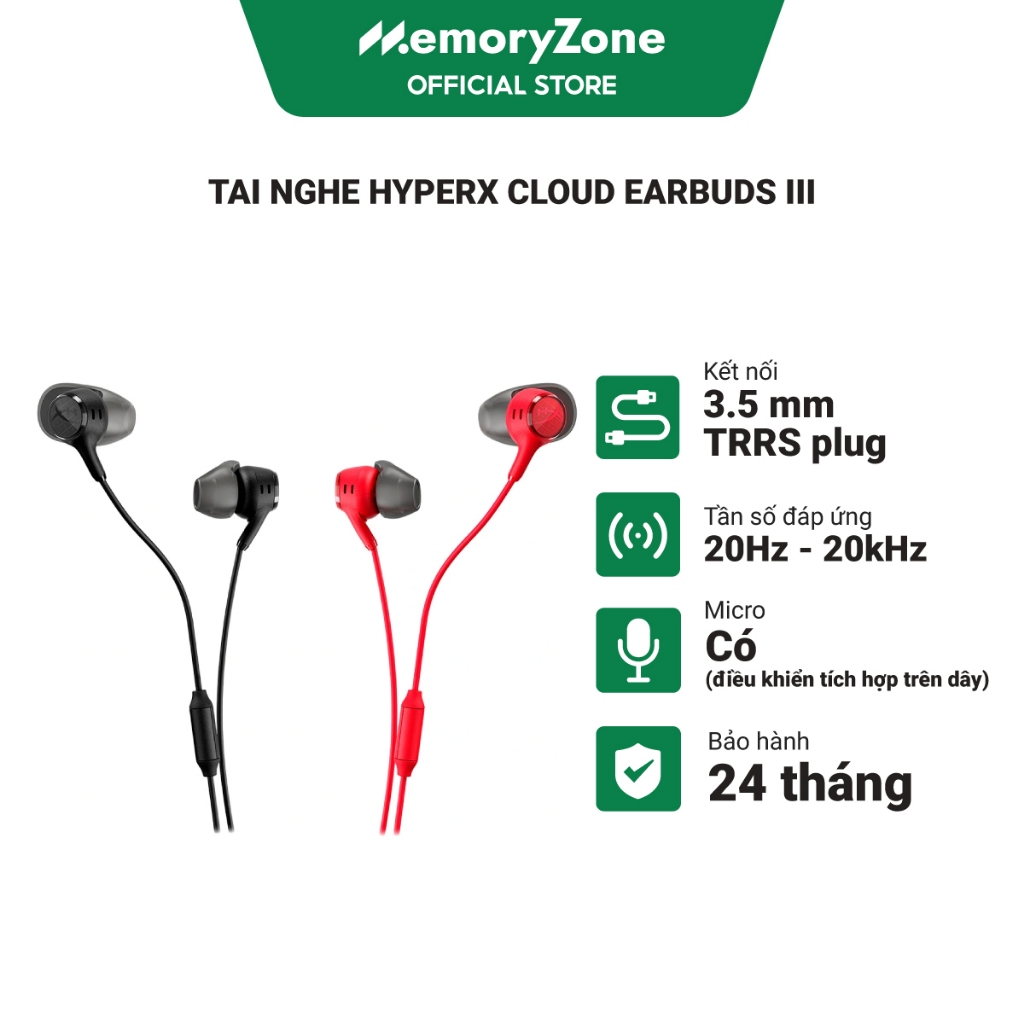 Tai Nghe HyperX Cloud Earbuds III - Bảo hành 24 tháng