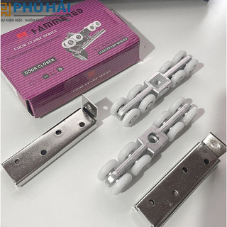 Bánh xe treo tím cửa lùa, cửa trượt