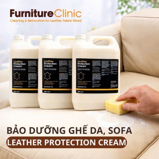 Chuyên bảo dưỡng ghế da Hãng Furniture Clinic Vương Quốc Anh - Leather Protection Cream 5lít