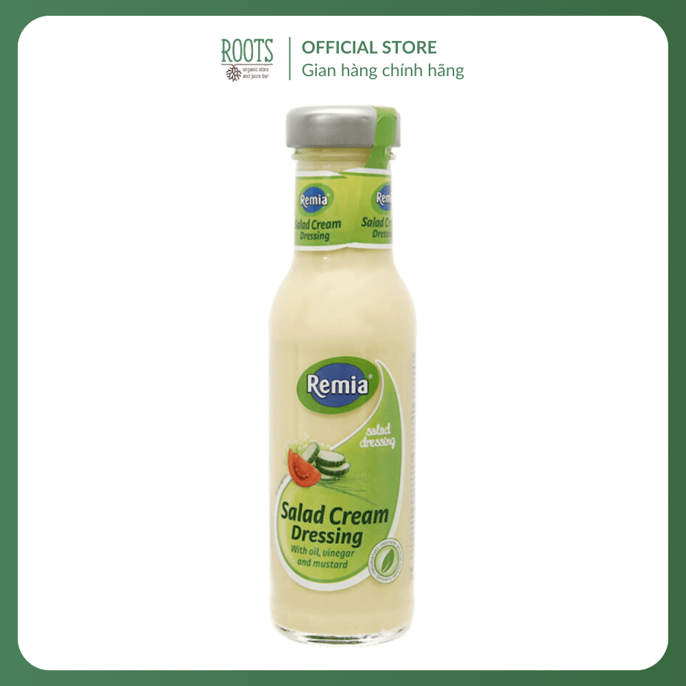 (Ship hỏa tốc) REMIA - Sốt Trộn Salad, Salad Cream Dressing, with Oil, Vinegar & Mustard (250ml)