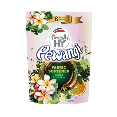 (GIFT) Túi 660ml Nước xả vải fresh HY Pewangi mùi thơm đặc biệt, mềm vải, hương nước hoa