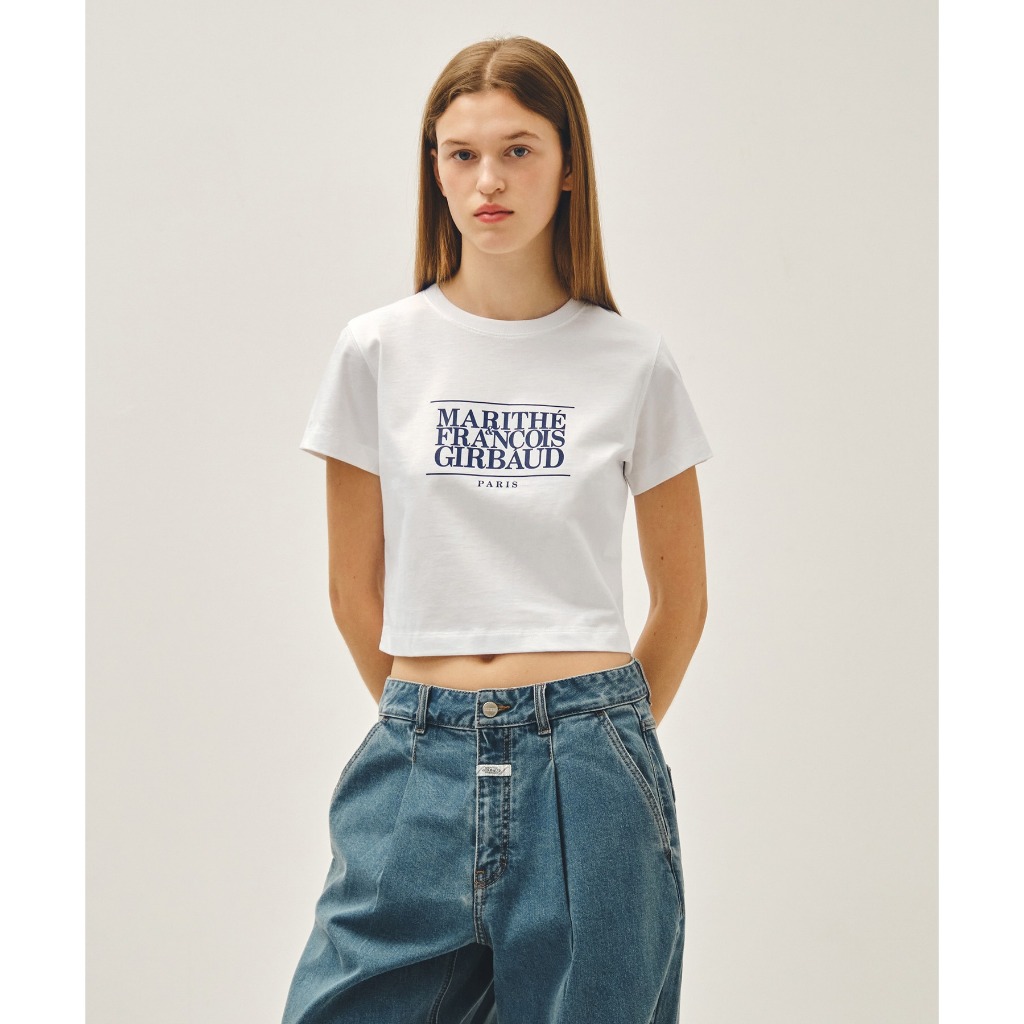 [Auth] Áo crop tee trendy Marithe