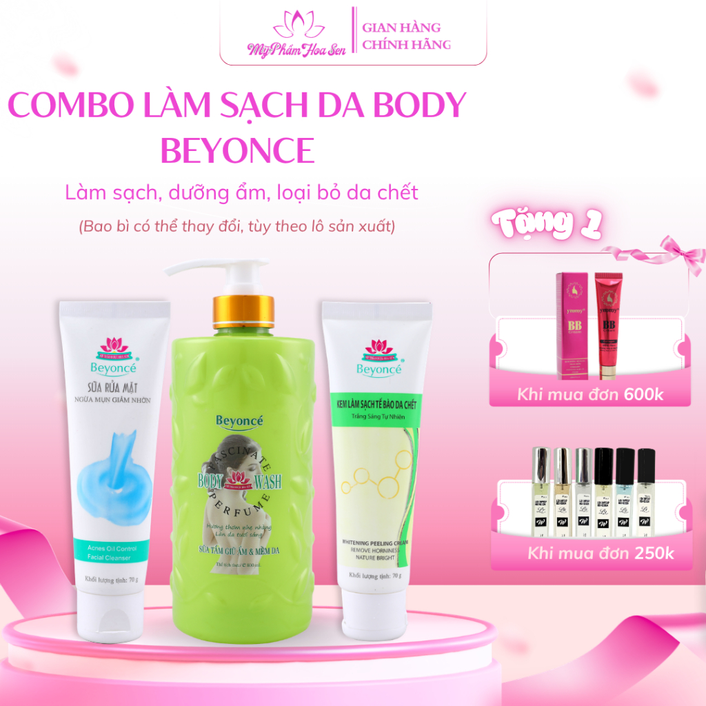 Combo làm sạch da body Beyonce