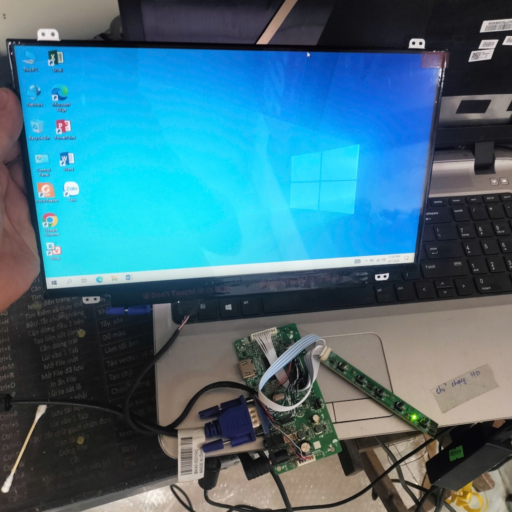 Board đa năng LCD laptop 10–24 inch – Bộ điều khiển màn hình LVDS/EDP 30Pin HDMI VGA