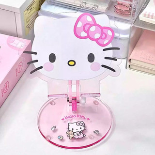 Giá Đỡ Điện Thoại Mèo Kitty Dễ Thương Nhựa Acrylic Để Bàn Có Thể Điều Chỉnh