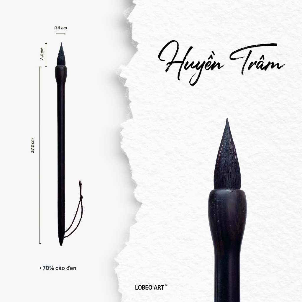 [LOBEO] Cọ vẽ thư pháp Lobeo - Huyền Trâm