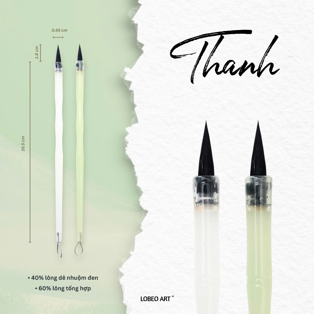 [LOBEO] Cọ vẽ thư pháp Lobeo - Thanh