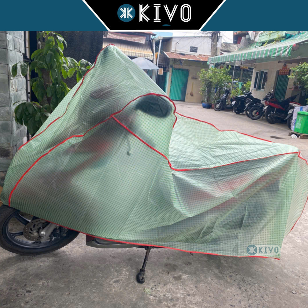 Bạt Phủ Xe Máy Chống Nước Áo Trùm  Xe Máy / Tay Ga - Trùm Xe Đạp Điện Xe Máy Điện Giá Rẻ- KIVO