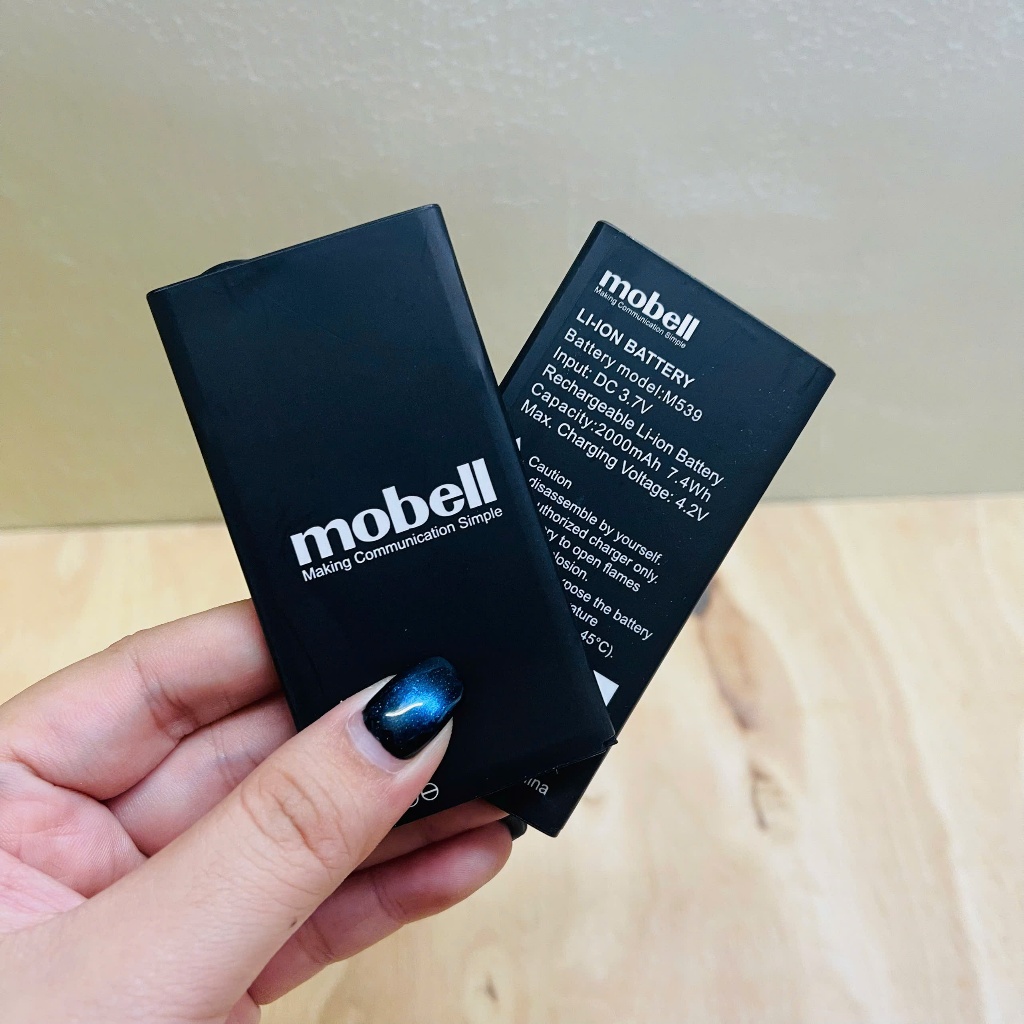 Pin điện thoại Mobell M539 - Dung lượng 2000mah - Chính hãng - Bảo hành 3 tháng - Chỉ dùng cho điện 