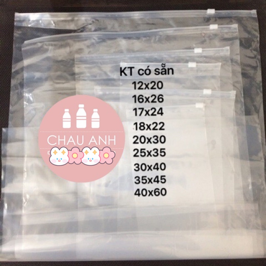Túi zip khoá kéo 100G (1 lạng)