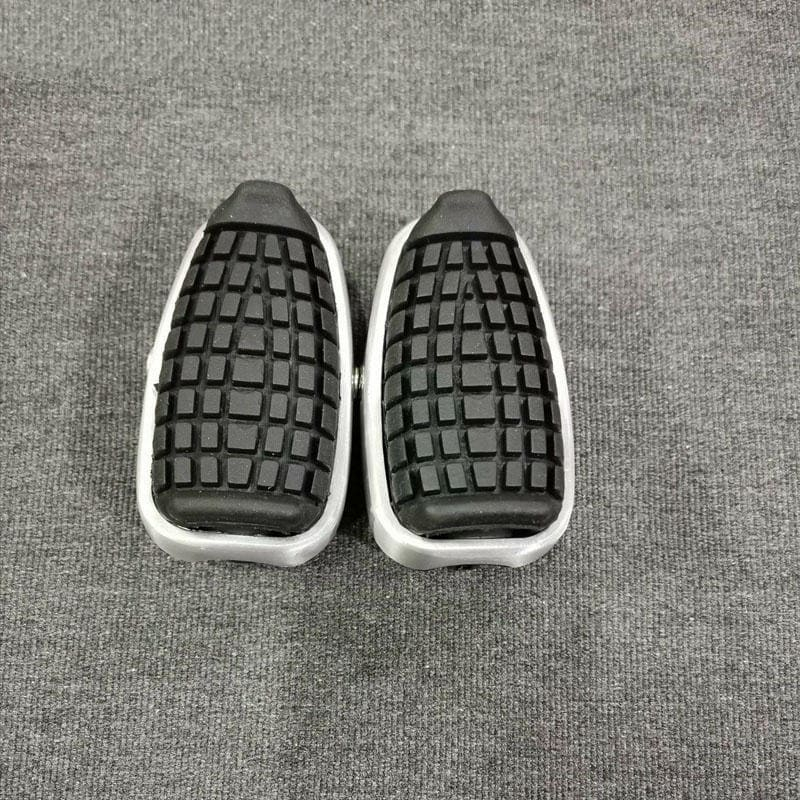 Gác Chân Trước Xe Cub Cao Su Dẻo Nhôm CNC Phụ Tùng Độ Xe Chắc Chắn Giảm Rung