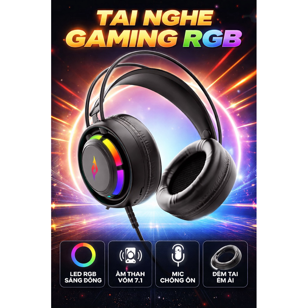 Tai Nghe Gaming Edra EH404