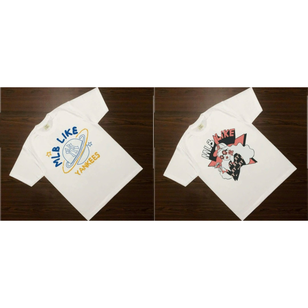 Áo Thun MLB Like Collection New York Yankees Form Overfit - Áo Phông MLB Korea Unisex Nhiều Mẫu