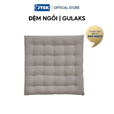 Đệm ngồi | JYSK GULAKS | polyester | xám | R40xD40xC5cm