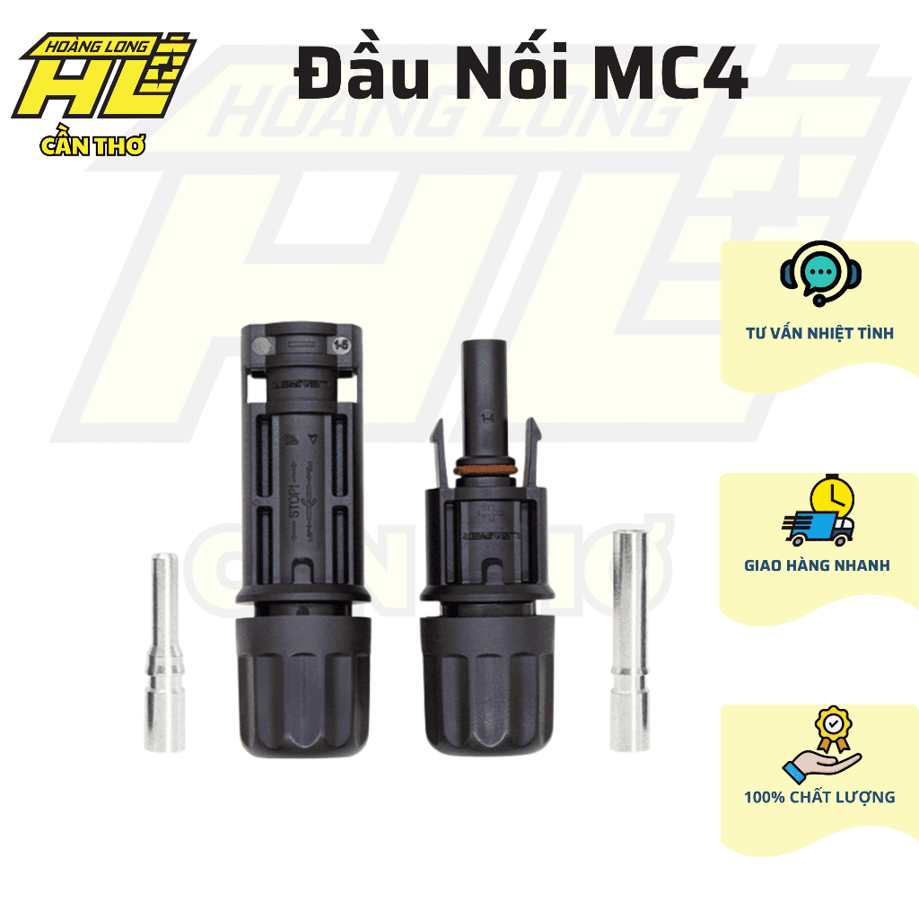 MC4 Connector Tấm Pin Năng Lượng Mặt Trời – Kết Nối An Toàn, Chống Nước, Dòng Điện Cao