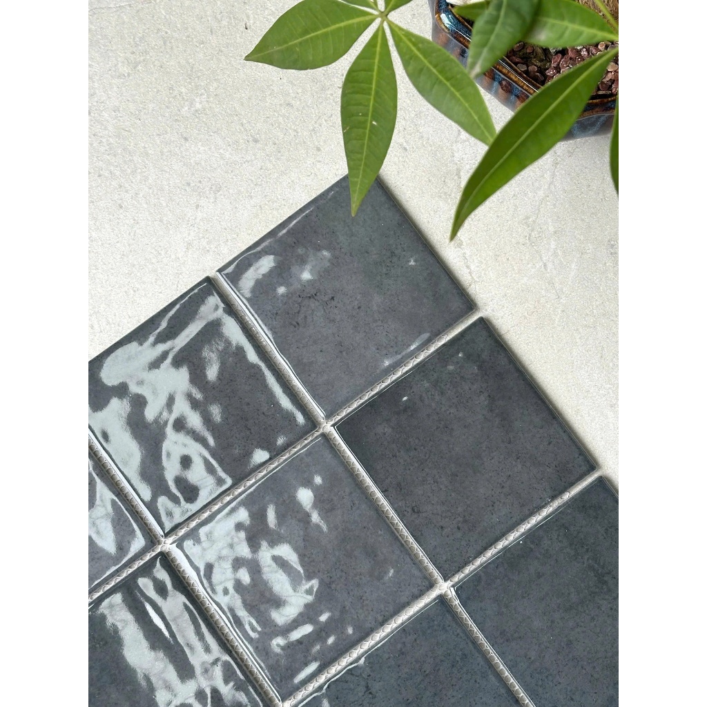 Gạch mosaic thẻ 10x10 VTP-003 ốp tường trang trí, tường phòng khách, tường nhà vệ sinh, phòng tắm, q