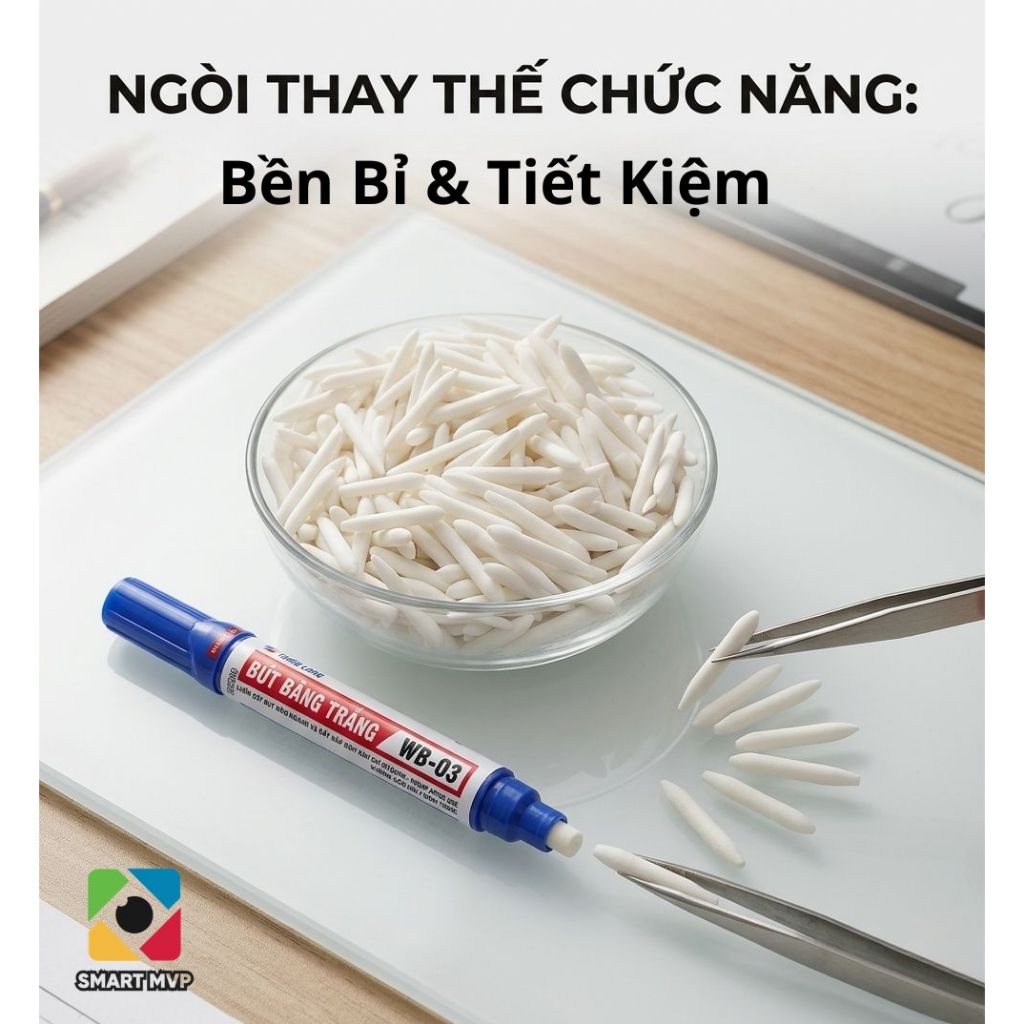 [Set 50] Ngòi Bút Lông WB-03 - Ngòi Bút Lông Thay Thế Bút Thiên Long