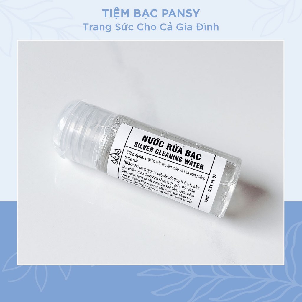 Nước rửa trang sức vàng bạc - TIỆM BẠC PANSY