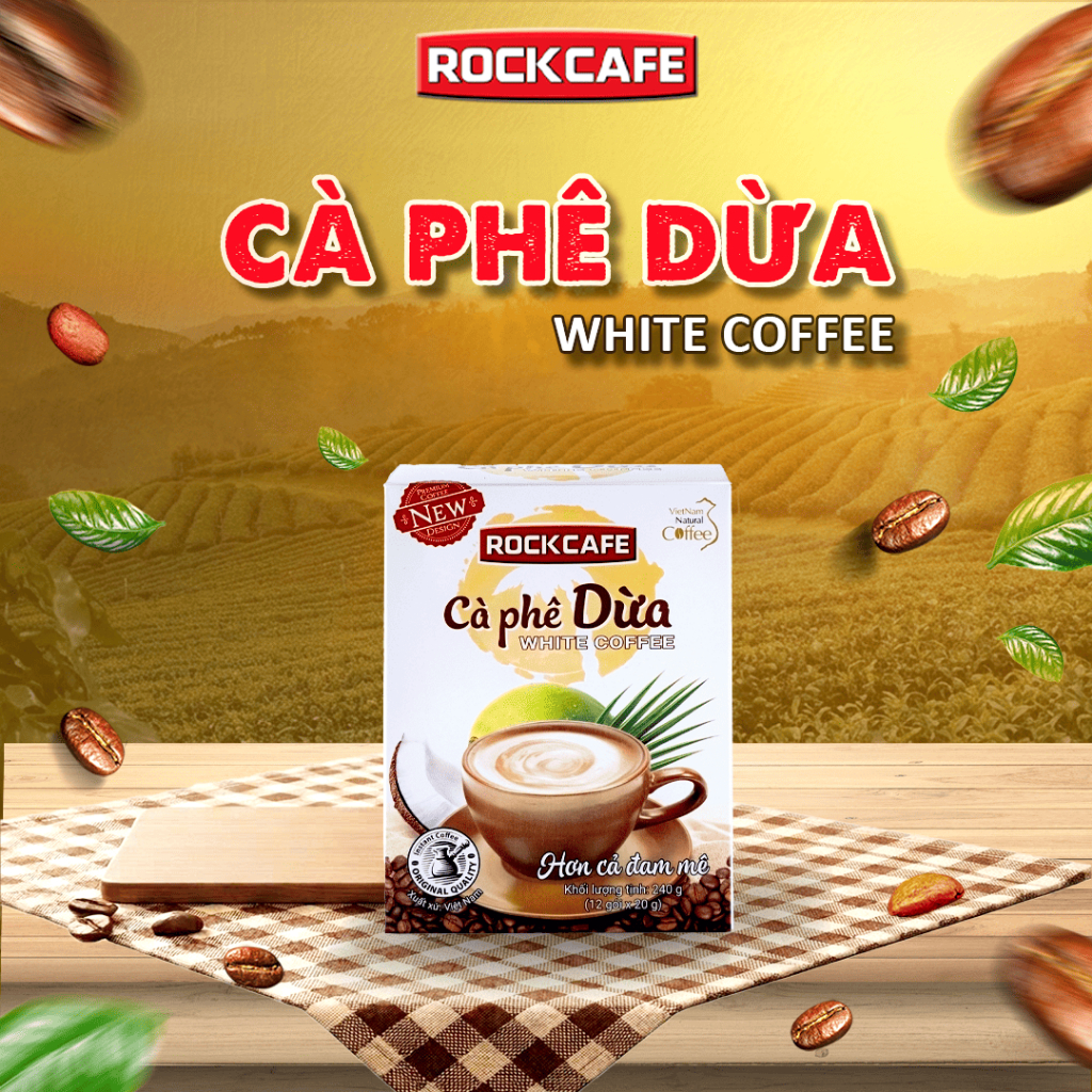 RockCafe - Cà phê Dừa White Coffee