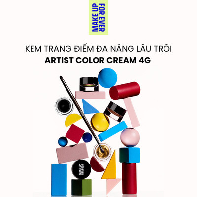 Mới – Kem Trang Điểm Đa Năng, Lâu Trôi Artist Color Cream 4g - Make Up For Ever