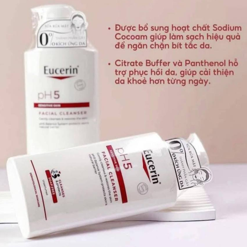 PQS - Sữa Rửa Mặt Eucerin pH5 400ml