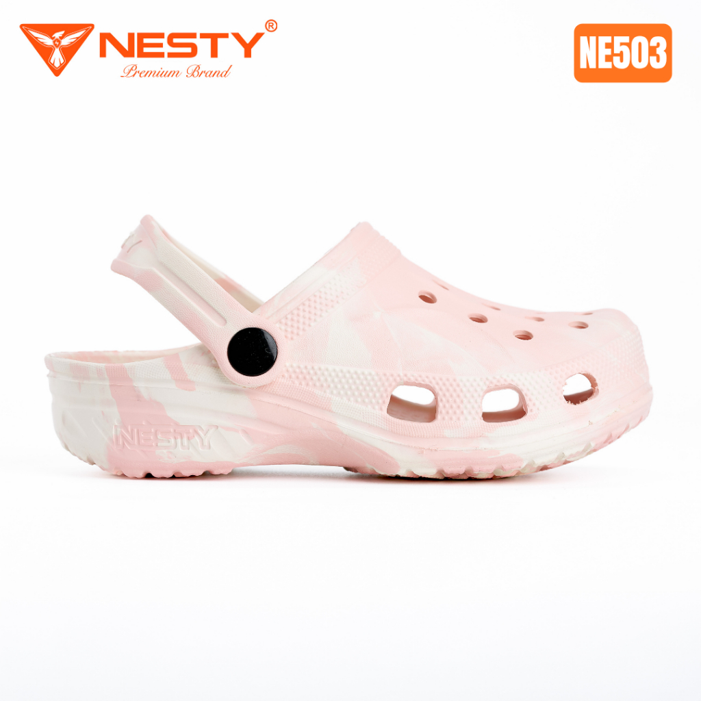 [NE503] [Tặng Charm] Dép Sục NESTY Màu Hồng Loang Êm Nhẹ, Chống Trơn Trượt | BigBuy360 - bigbuy360.vn