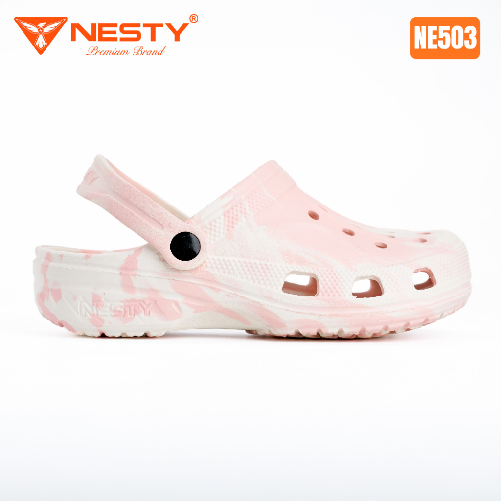 [NE503] [Tặng Charm] Dép Sục NESTY Màu Hồng Loang Êm Nhẹ, Chống Trơn Trượt | BigBuy360 - bigbuy360.vn
