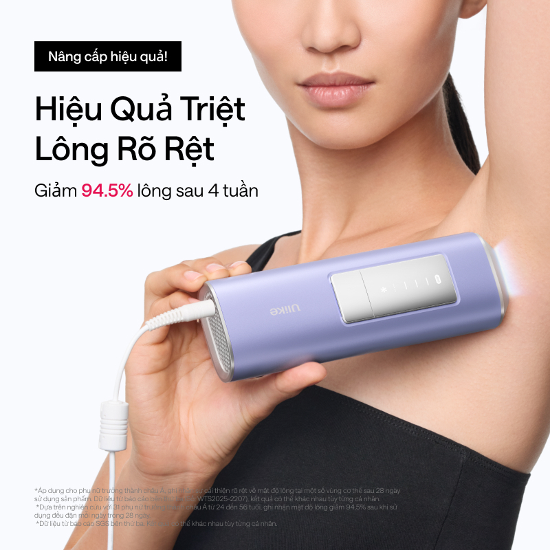 (Hannah)Máy Triệt Lông Ulike Air 2 Max Tím Aurora-Công Nghệ IPL triệt lạnh bằng đá Sapphire,siêu xung độc quyền USHR | BigBuy360 - bigbuy360.vn
