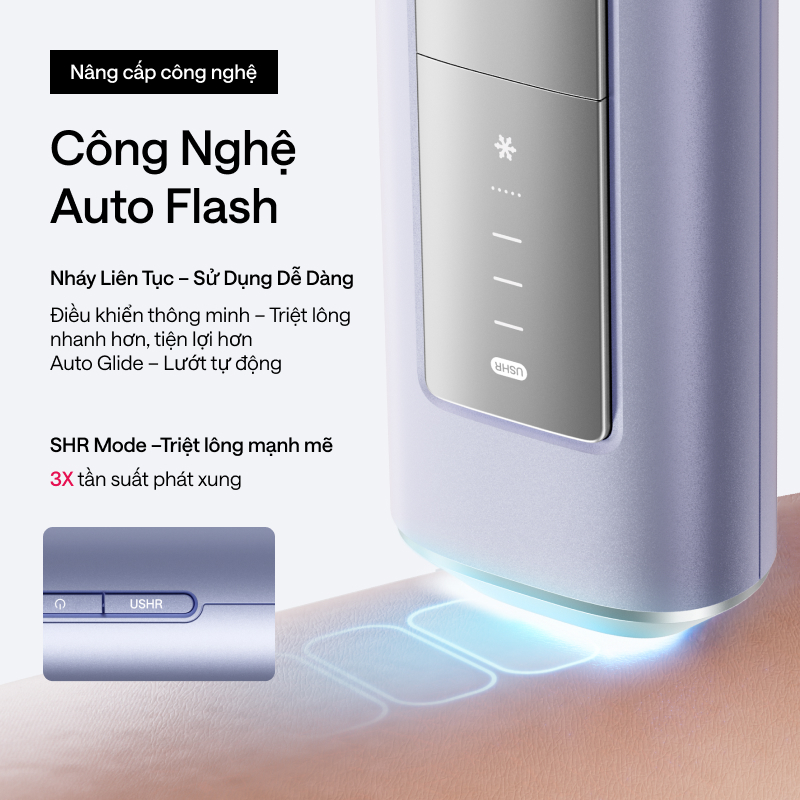(Hannah)Máy Triệt Lông Ulike Air 2 Max Tím Aurora-Công Nghệ IPL triệt lạnh bằng đá Sapphire,siêu xung độc quyền USHR | BigBuy360 - bigbuy360.vn