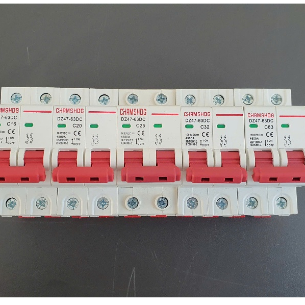 Át 1 chiều DC 16A, 20A, 25A, 32A, 63A LW 1000V Bộ ngắt mạch CB DC 1000V