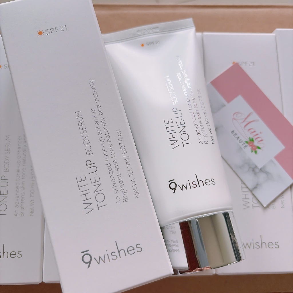 Kem Dưỡng Thể Nâng Tone, Sáng Da White Tone-up Body Serum 9wishes