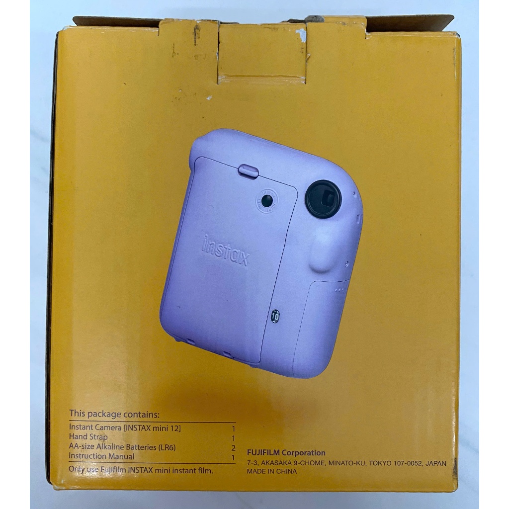 Máy Ảnh Chụp Lấy Liền Fujifilm Instax Mini 12 - Bảo Hành 12 Tháng (Không Kèm Film)