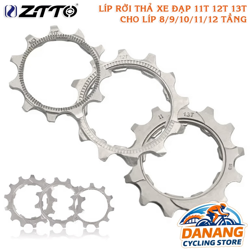 Bánh Răng Líp Rời Xe Đạp 11T / 12T / 13T – Tương Thích 8S 9S 10S 11S 12S Tốc, Dễ Lắp