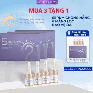 MUA 3 HỘP TẶNG 1 HỘP + Tặng 4 Tẩy Trang 15ml - Combo Serum Chống Nắng Motree Nâng Tone Tự Nhiên Motree nâng tone tế bào