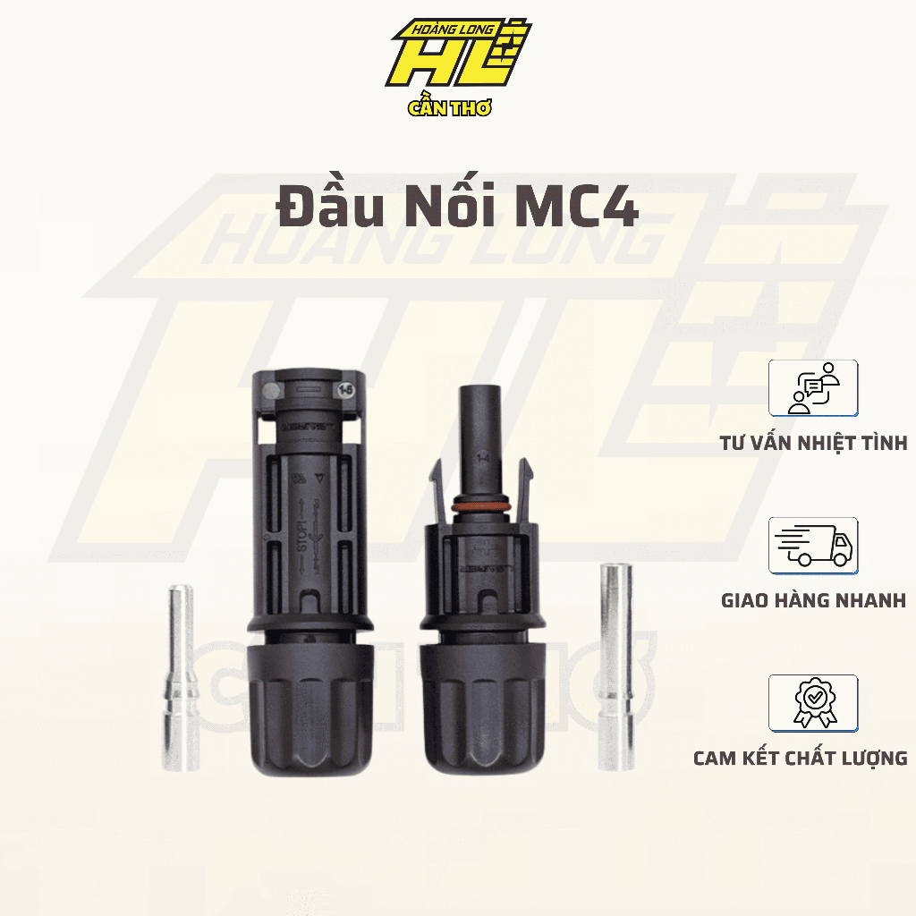 MC4 Connector Tấm Pin Năng Lượng Mặt Trời – Kết Nối An Toàn, Chống Nước, Dòng Điện Cao