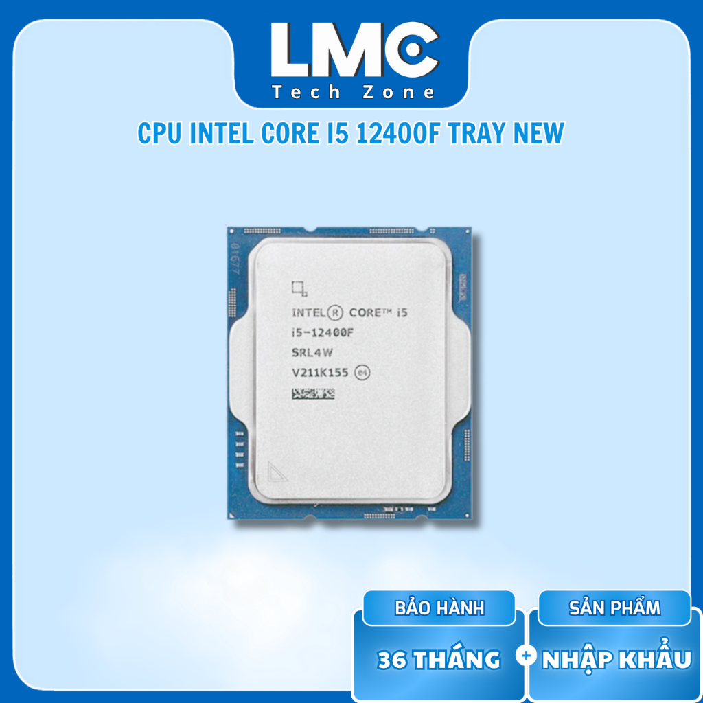 [Full VAT] CPU Intel core i5 12400F Tray NEW