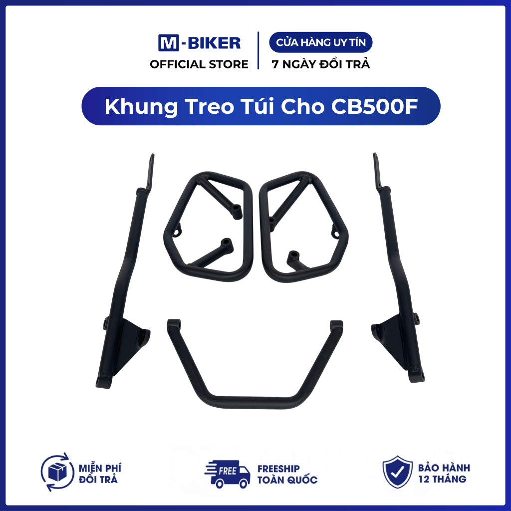 Khung Treo Túi Cho CB500F, Khung Treo Túi Đơn CB500 Hornet | M-Biker